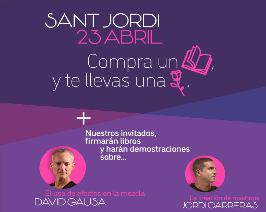 Celebra Sant Jordi con Nosotros: Firma de Libros, Rosas de Regalo y Talleres DJ
